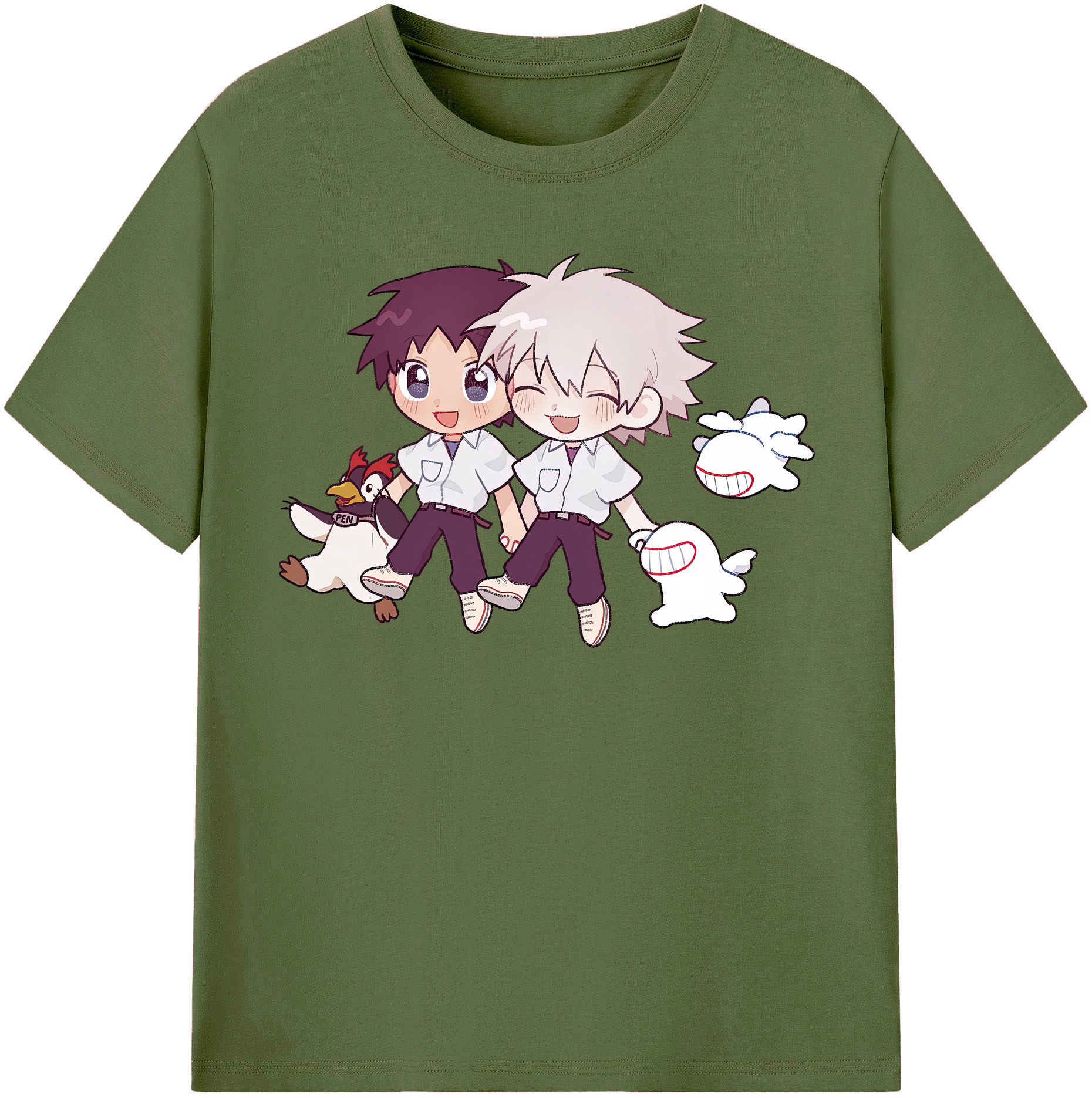 （画像用） EVA 新世紀エヴァンゲリオン 綿100％半袖Tシャツ（フロントプリント）